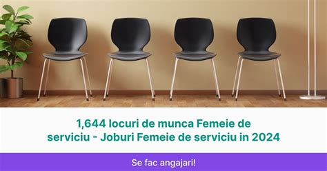 27 Locuri de Munca Femeie de serviciu in Ploiesti 